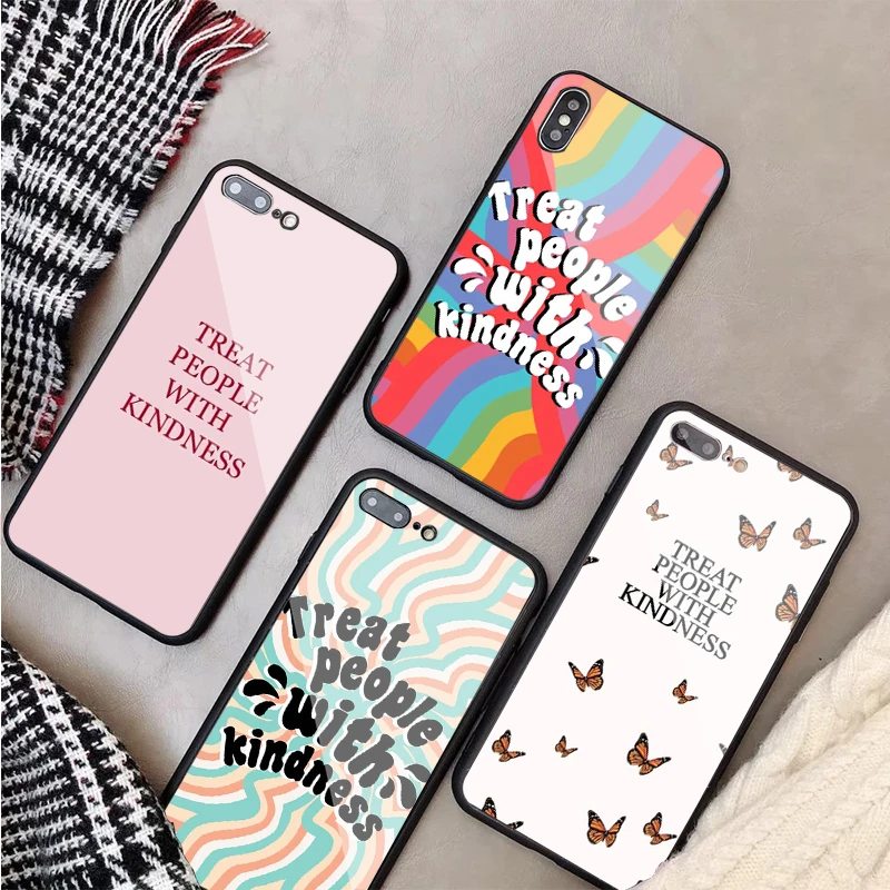 Роскошный чехол из закаленного стекла для iPhone 11 Pro Max X XS MAX 8 7 6 5 Plus Гарри стили TPWK