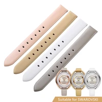 professional women leather strap suitable for swarovski crystalline 515851751585445158972 watches high quality wristwatch