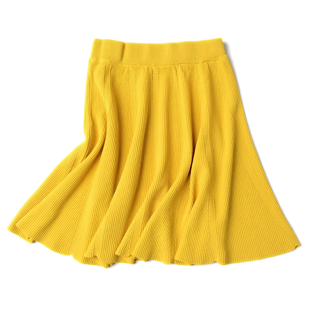 

New 2021 Korean women skirt sexy summer streetwear pleated skirt knitted jupe femme A skirt D379