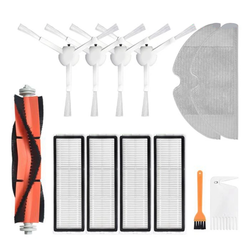 

Для робота-пылесоса Xiaomi Mijia 1C Dreame F9 основная щетка боковая щетка Hepa фильтр Швабра тканевые аксессуары Запчасти
