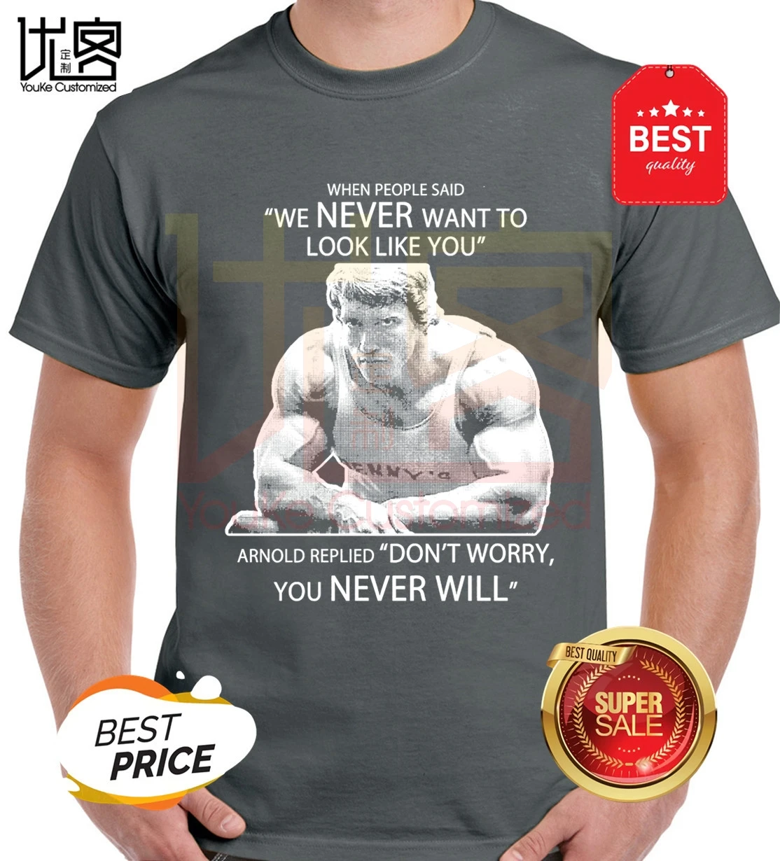 Мужская футболка Арни Арнольд Шварценеггер бодибилдинг Camiseta Para Hombre для футболки