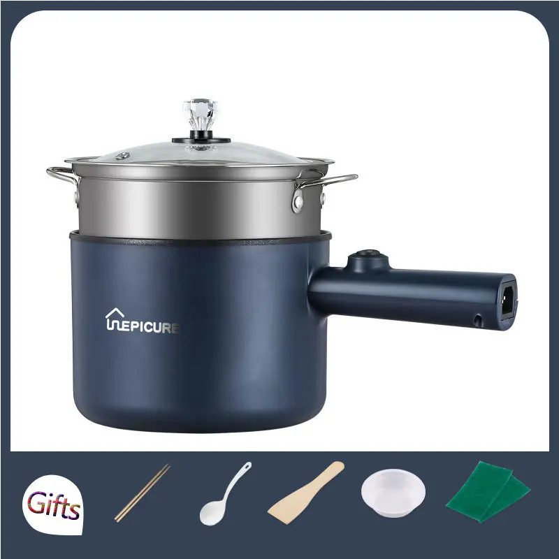 

Electric Cooker Machine Household 1-2 People Hot Pot Multi Electric Rice Cooker Non-stick Pan 220V Single/Double Layer