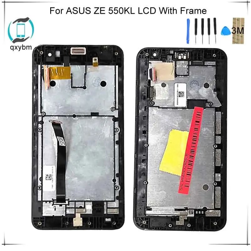 5 &quotдля ASUS ZenFone 2 Laser ZE550KL Z00LD ЖК дисплей панель сенсорный экран с рамкой дигитайзер