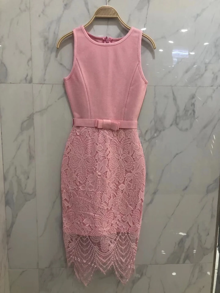 Ocstrade 2020 Новое Женское кружевное летнее Бандажное платье с сексуальным поясом из