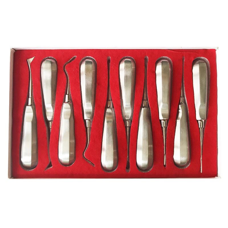 Стоматологический лифт 10 шт. фотоэлемент нержавеющая сталь изогнутый подъемник