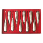 Стоматологический лифт, 10 шт., фотоэлемент, нержавеющая сталь, изогнутый подъемник корней, Лифт, Стоматологический Хирургический Инструмент