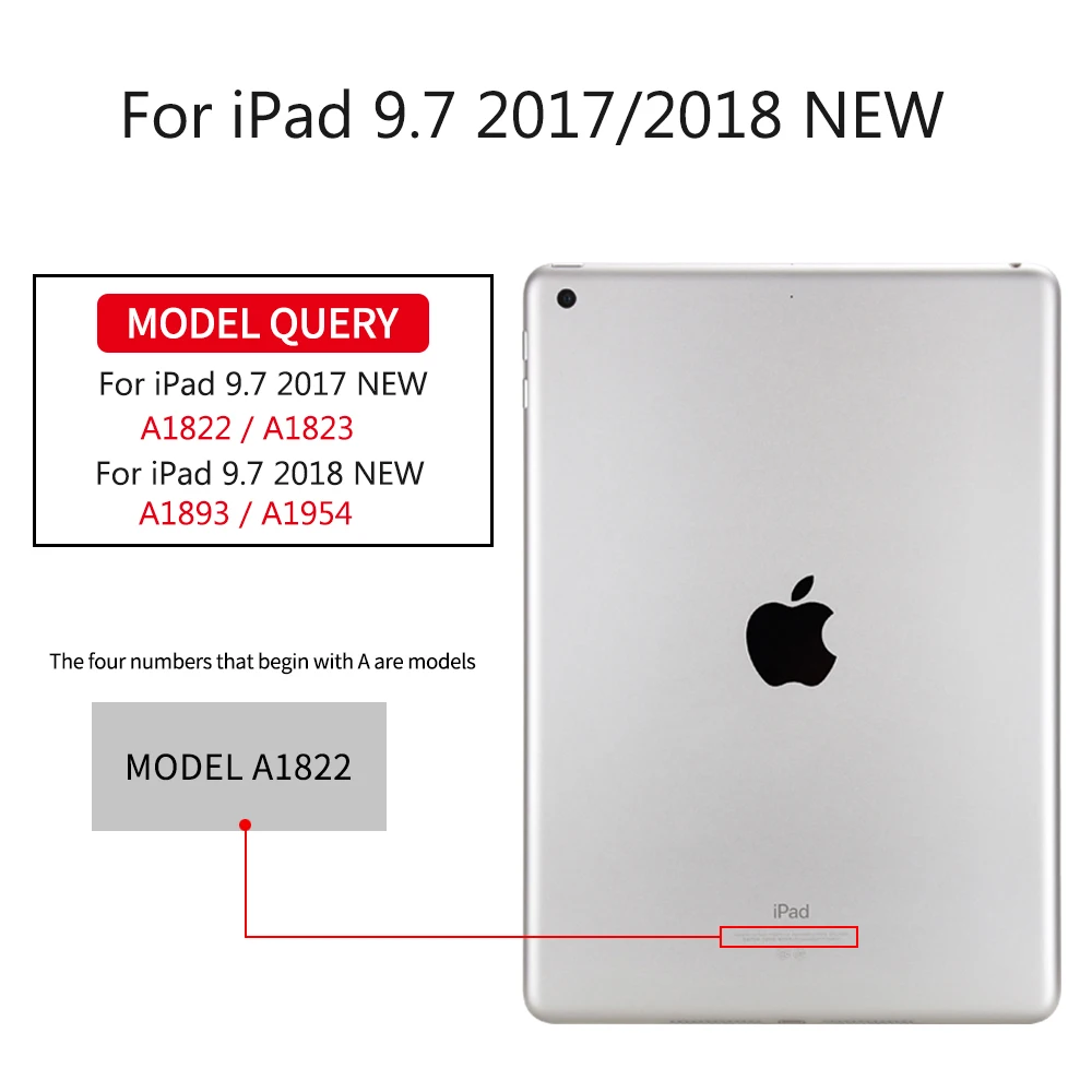 Прозрачный силиконовый чехол из ТПУ для Apple iPad 9 7 &quot2017 9.7&quot 2018 Чехлы ipad air 1 mini123