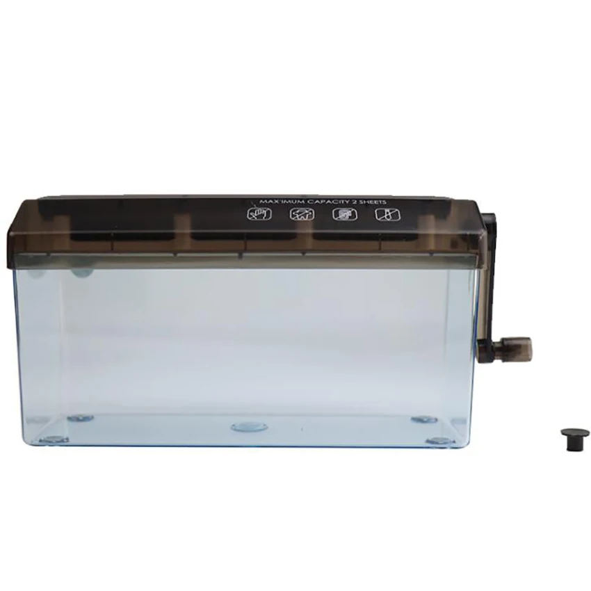 Ручной измельчитель бумаги портативный для корзина отходов 1 л дома и