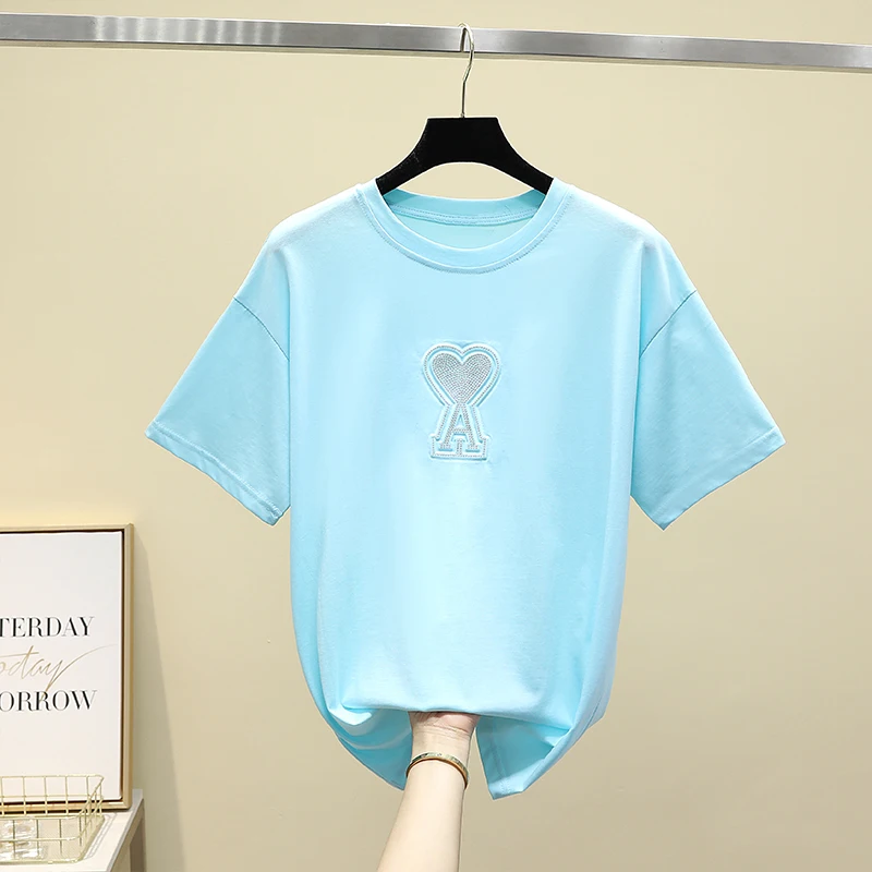 

Модные женские блузки 2021, летние женские футболки с коротким рукавом, повседневные рубашки, белые топы с персонажами, женская одежда, Женски...