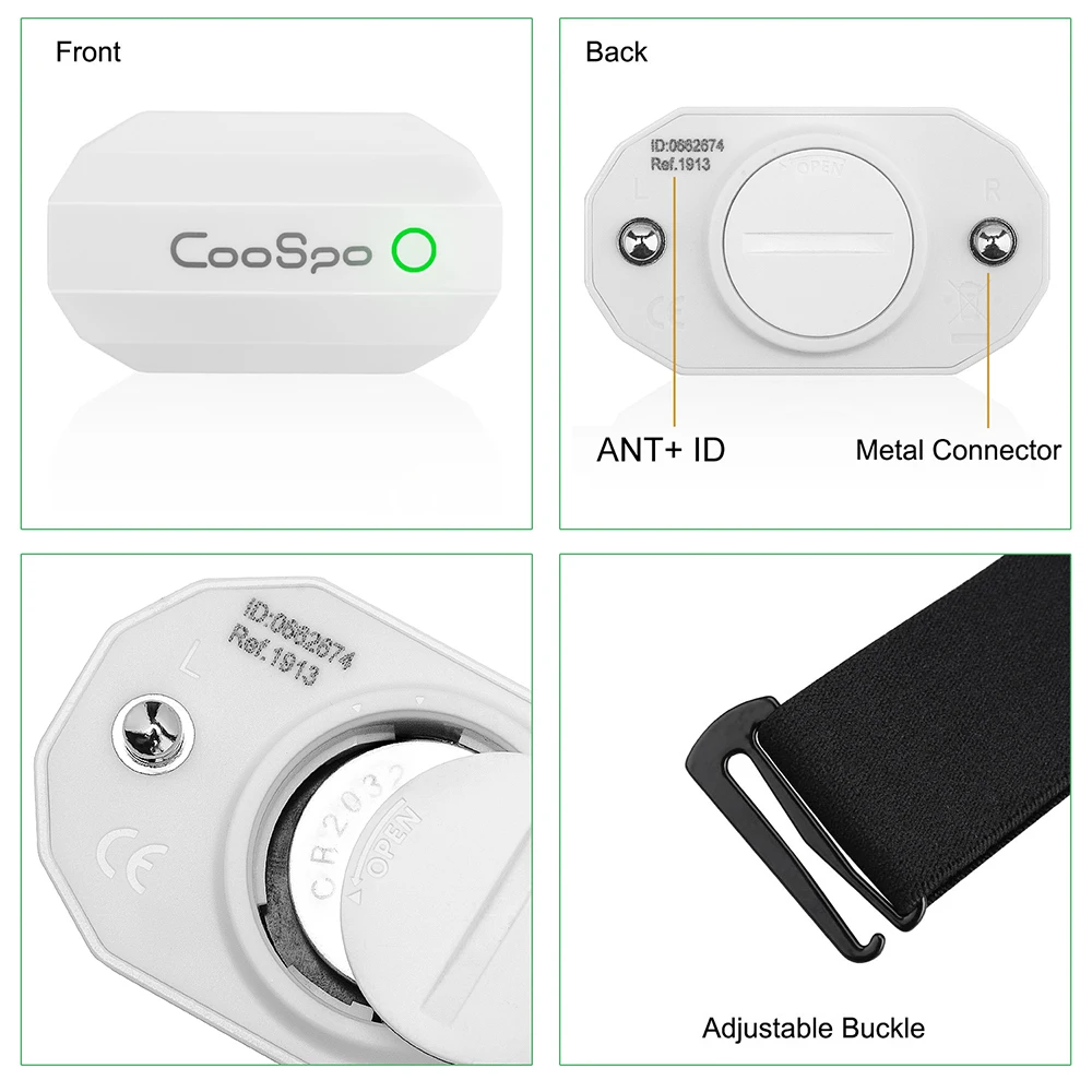 Ремешок CooSpo для мониторинга сердечного ритма на груди Bluetooth 4 0 ANT + уличный фитнес