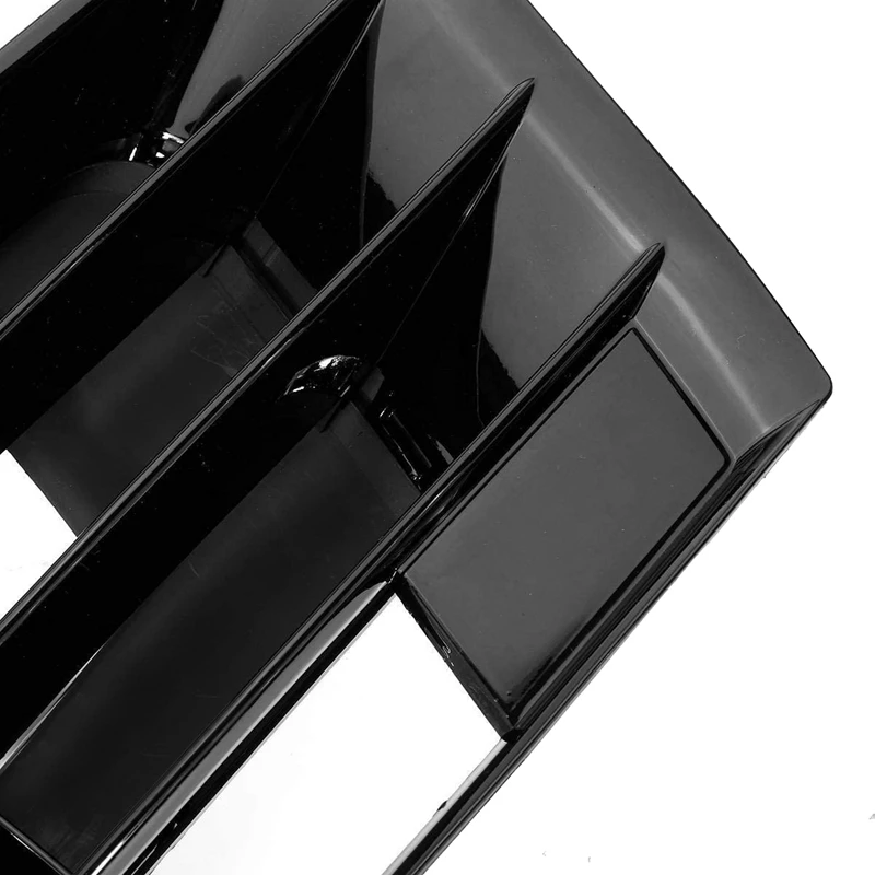 

2Pcs Car Front Bumper Lower Grill Fog Light Cover Grille for Scirocco R Bumper 2009-2014