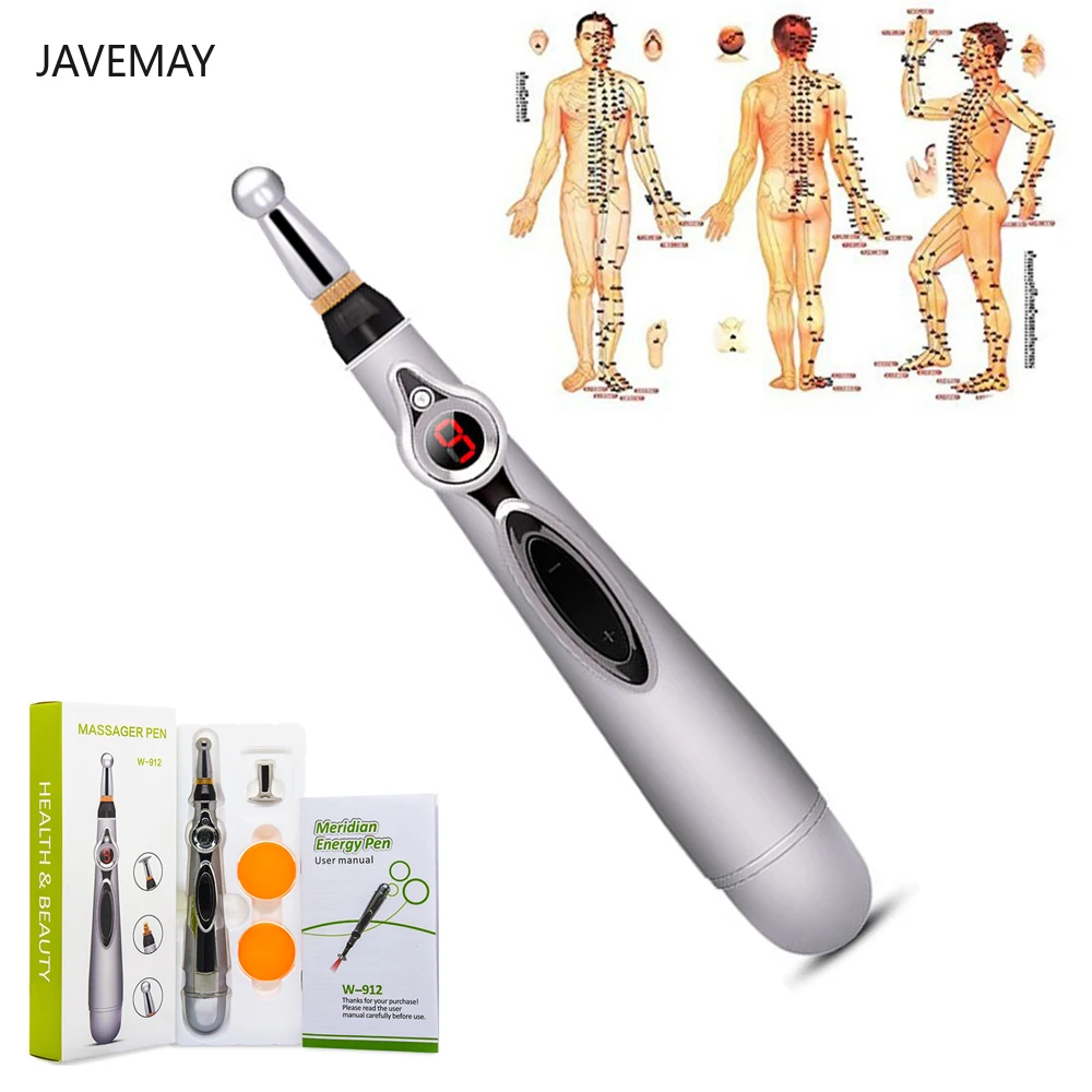 

Electronic Acupuncture Pen Electric Meridians Acupuncture Machine Magnet Therapy Heal Instrument Meridian Energy Pen Face Care