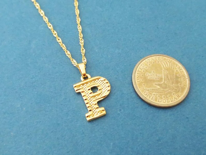 Цепочка Cxwind с подвеской для женщин ожерелье надписью капитал инициала цепочка