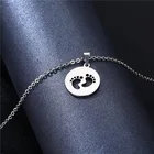 Ожерелье женское из нержавеющей стали, с прямоугольной подвеской, 17 видов, массивное, чокер в подарок