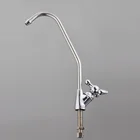 Фильтр для питьевой воды AUGIENB 14 дюйма, кран с керамическим сердечником на гусиной шее, обратный осмос, запчасти для смесителя, хромирование