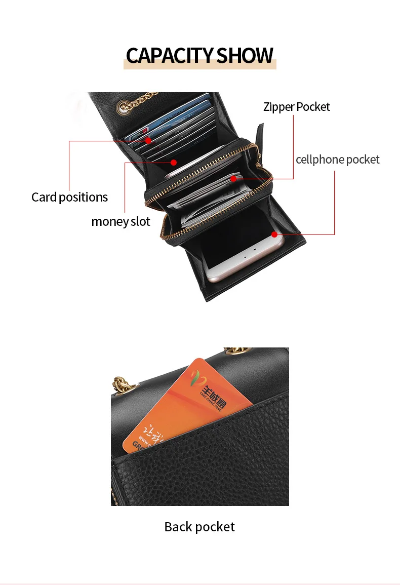Women Genuine Leather Phone Pouch Bags for iPhone X XS 6 7 8 Small Shoulder Bag for Samsung S9 Crossbody Bags Women Phone Bag
