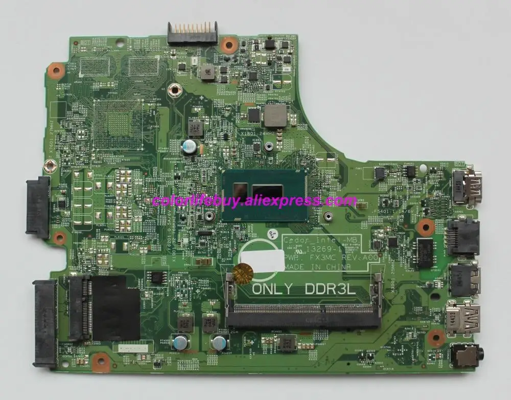 Натуральная CN-0CW5N0 0CW5N0 CW5N0 ПРБ: FX3MC REV.A00 SR244 i5-5005U DDR3L материнская плата для ноутбука
