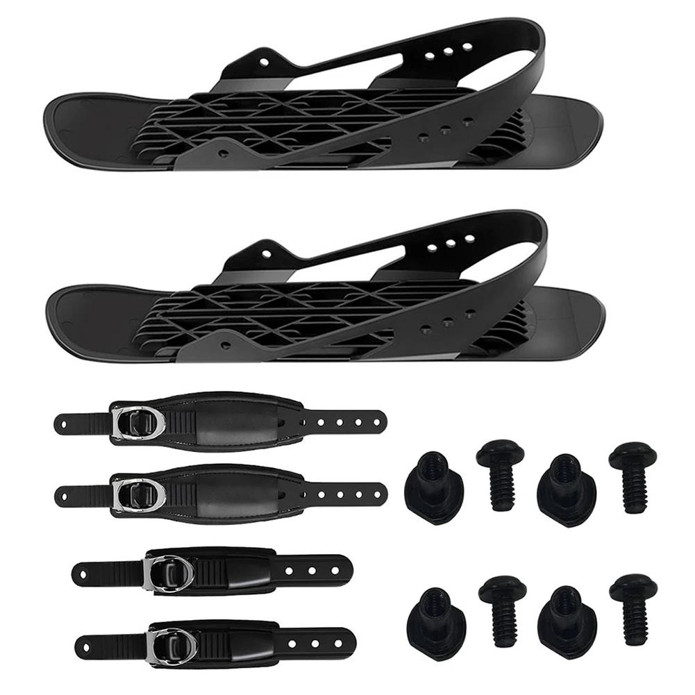 

Mini Short Ski Skates Shoes for Men Women Winter Skiboard Snowblades Snowskate Adjustable Strap Winter Sports Equipment