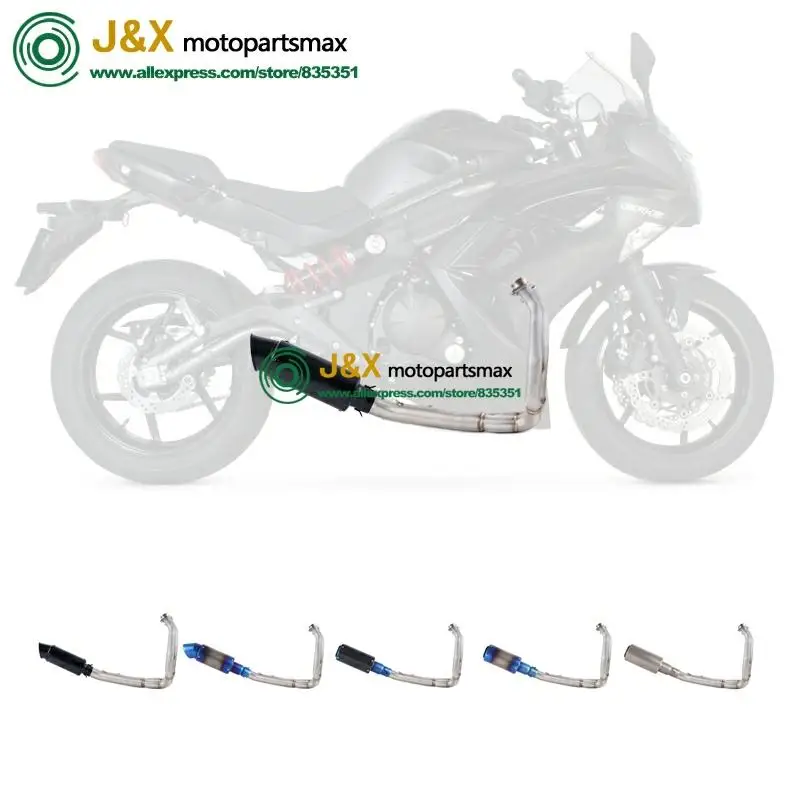 Полная система слипоны для kawasaki ER6N ER6F NINJA650R 2012-2016 Ninja650 Z650 мотоциклетный полный