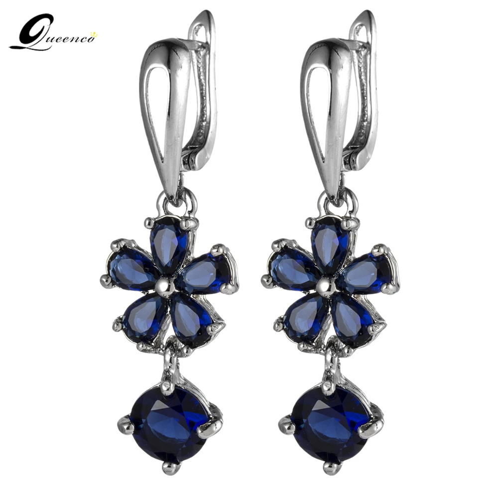 Висячие серьги-подвески в форме цветка Корейском стиле ювелирные украшения