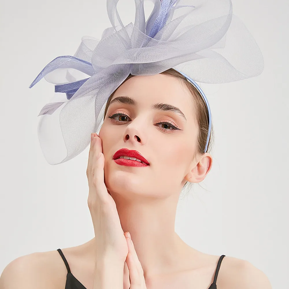 Женский головной убор коктейльный шик Вуалетка заколка для волос церковный