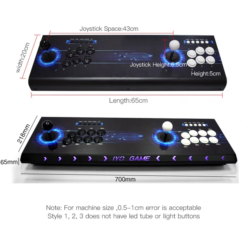 Pandora аркадная коробка 3D WiFi 8000 7000 в 1 джойстик Sanwa Кнопки контроллер Tekken игры