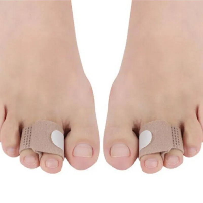 

Fabric Toe Finger Straightener Hammer Toe Hallux Valgus Corrector Bandage Toe Separator Splint Wrap Foot Stretcher Care Tool