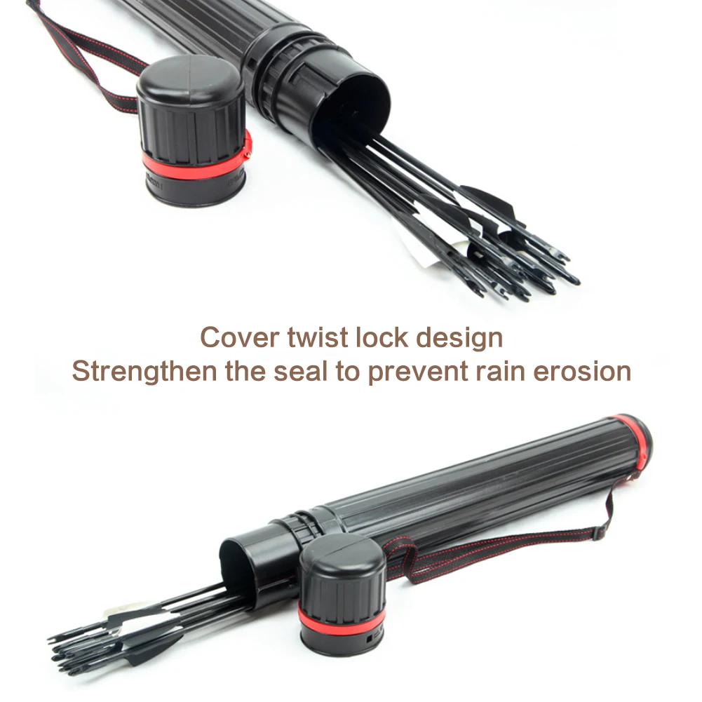

Arrow Carrier Tube Archery Tote Quiver Case Telescopic Arrow Protection Racks Holders for Hunting Accessories Outdoor