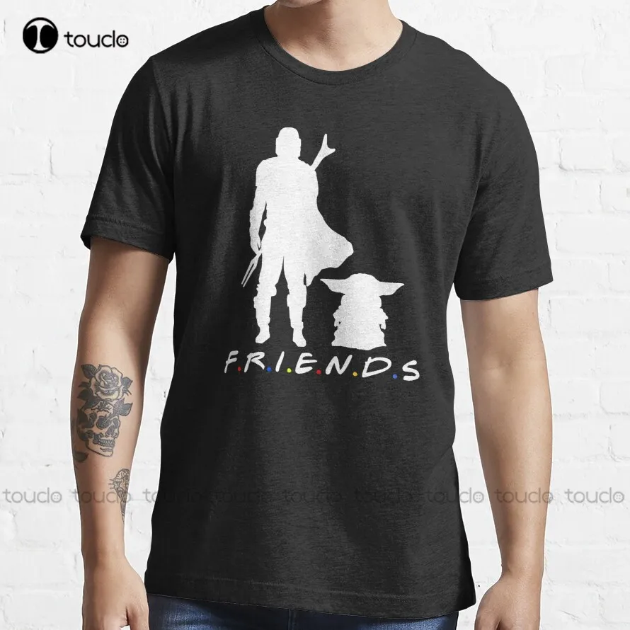 

Футболка с надписью «Best Friends L Mando And Baby»