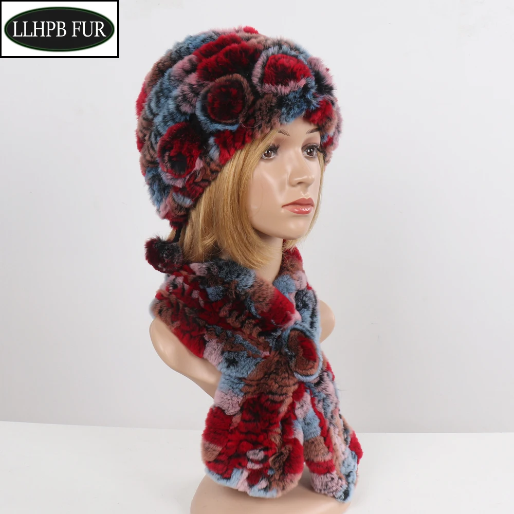 Россия Для женщин комплект из 2 предметов комплекты для девочек вязаное