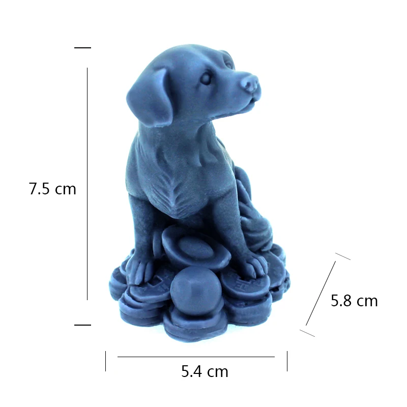 3D собака силиконовые формы мыла ручной работы гибкие формы