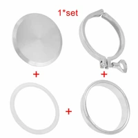 stainless steel 4 end cap weld ferrule tri clamp ptfe gasket sanitary ss304 set 102 mm for home brewing machinery manufacturers