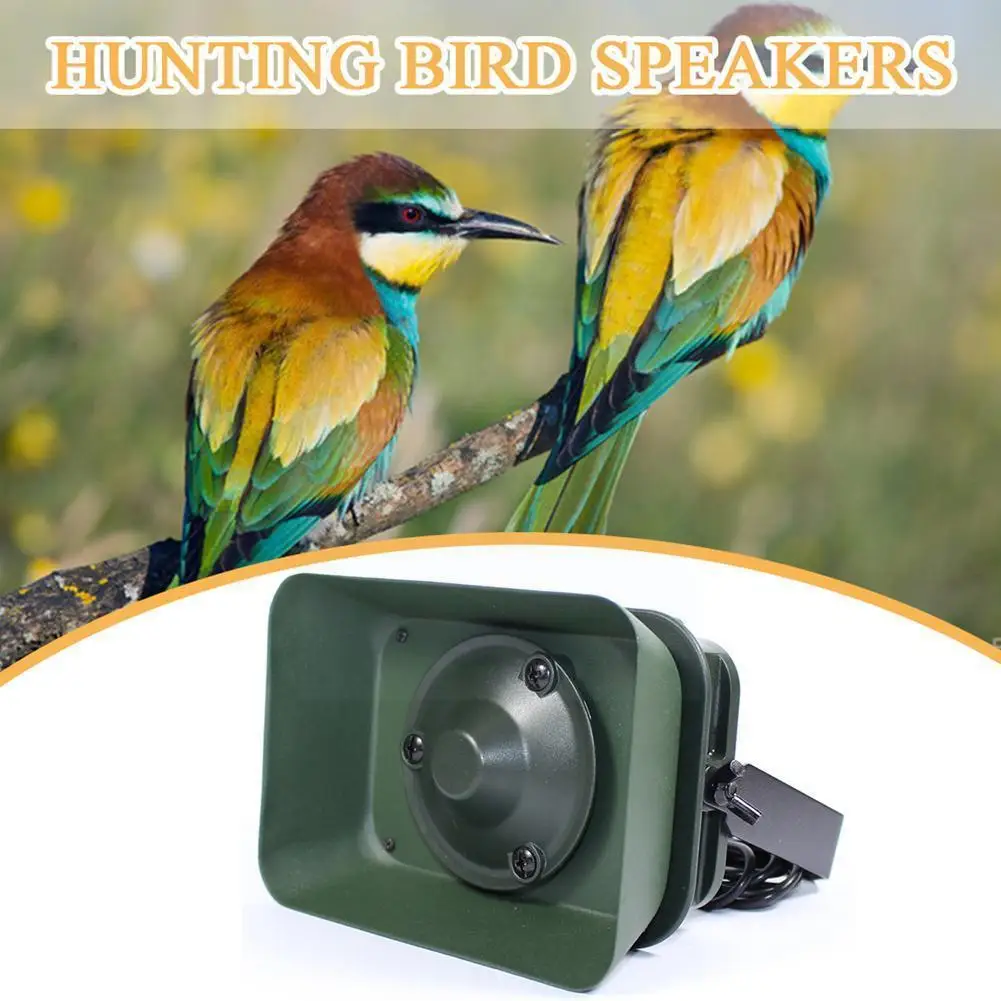 

Уличный охотничий гудок 60 Вт 160 дБ, приманка для вызова птиц, динамик для вызовов, воспроизведение птиц, динамик, усилитель, водонепроницаемы...