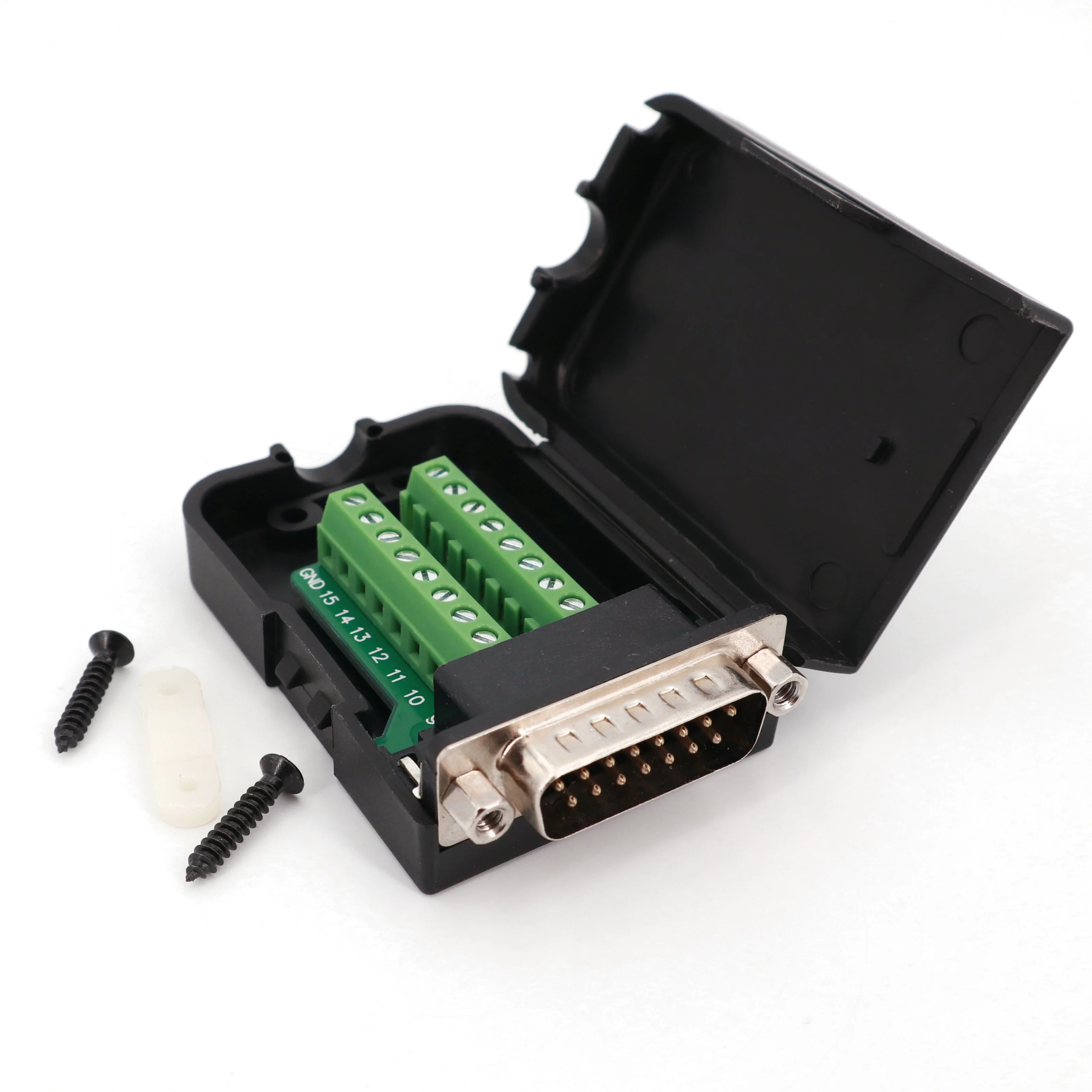 DB15 штекер/гнездо 2 ряда 15 контактный разъем клеммы для выключения коннектор типа