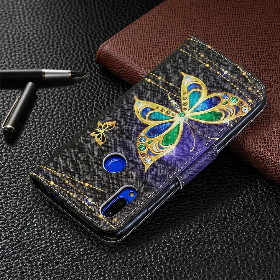 Кожаный чехол для телефона с бабочкой iphone 10 откидной Чехол-Кошелек sony Xperia XZ2 Fundas Z6
