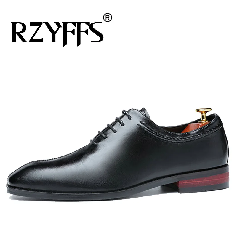 

High Quality Men monk Leather Shoes Classic Brogue Mens Formal Shoes Bullock Dress Wedding Formal shoes big size 48 A51-65