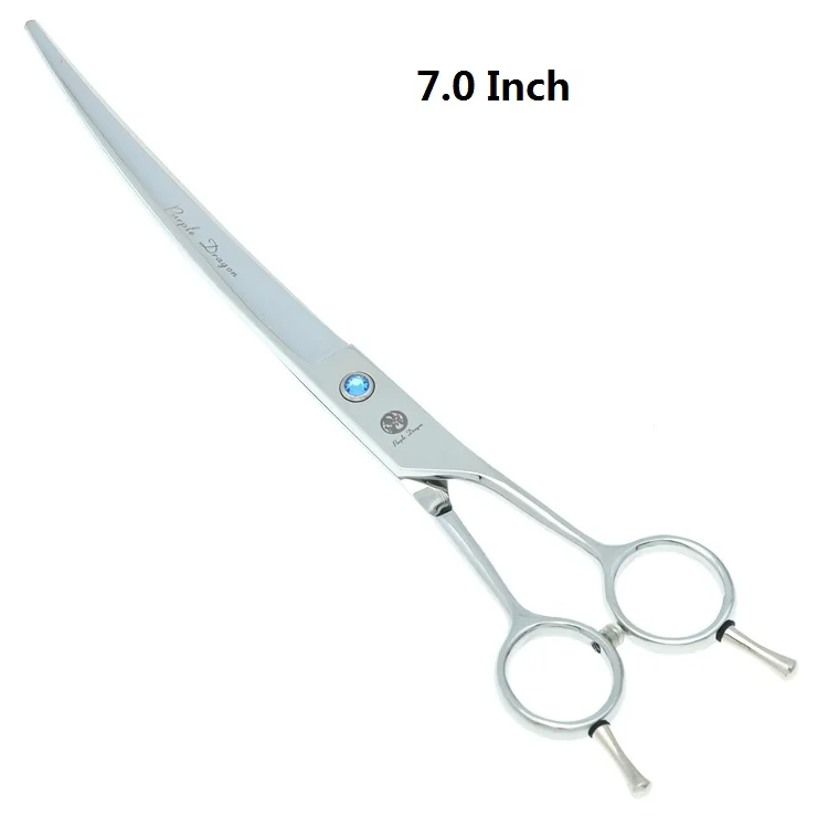 LZS0377 C Cutting 7," Япония 440C профессиональные ножницы для ухода за домашними животными ножницы для собак большие прямые и истончающие и изогнутые ножницы машинка для стрижки собак LZS0377 - Цвет: LZS0377 C Cutting