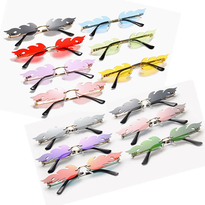 

Очки солнцезащитные женские без оправы, роскошные брендовые винтажные Модные металлические солнечные очки для путешествий, UV400, 2022