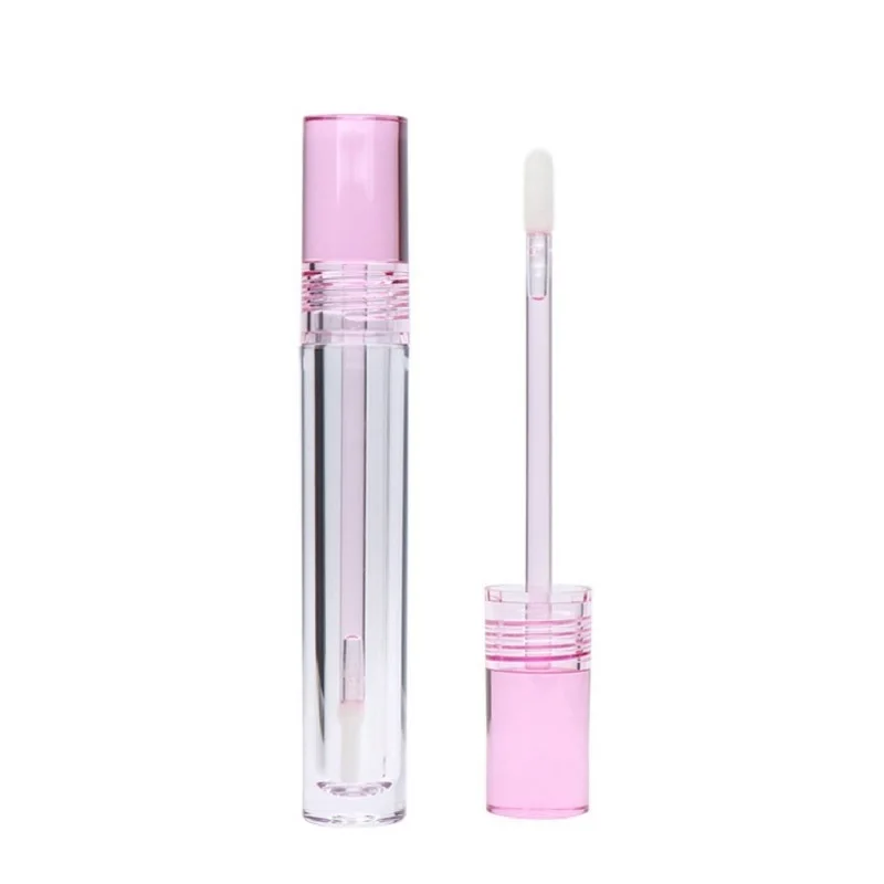 25/50 шт. тюбик для блеска губ прозрачная розовая крышка контейнеры губной помады 7 8