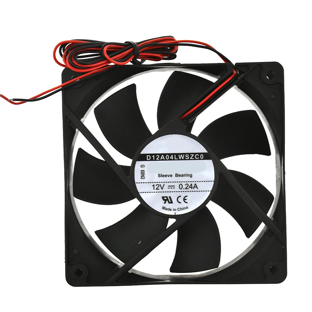 

Cooling Fan D12A04LWSZC0 for COSTECH Sleeve Bearing 120*25mm 12V 0.24A 12CM
