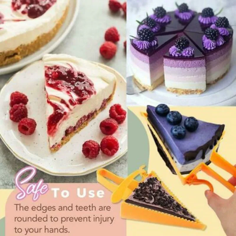

Adjustable Cake Divider Baking Tool Triangle Cake Knife Manual Cake Cutting Device Cake Cutting Birthday Party Supplies