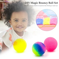 diy magic bouncy ball set lightweight educational toy kit for children w50