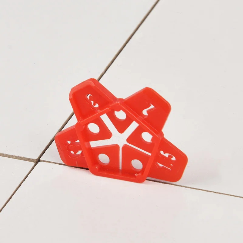50pcs 5 Size Removable Wall Tiles Ceramic Gap Locator Can Reuse Cross Tile Leveling System Gap Floor Construction Tools 2mm 3mm