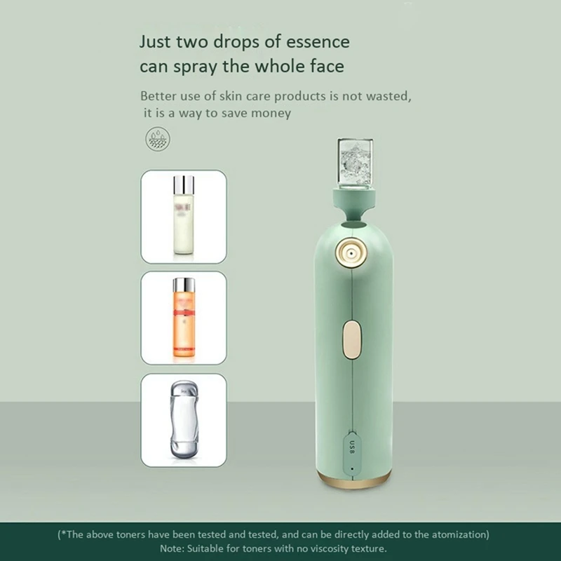 

Hand-Held High-Pressure Oxygen Injection Instrument, Facial Moisturizing Introduction Sprayer, Beauty Instrument