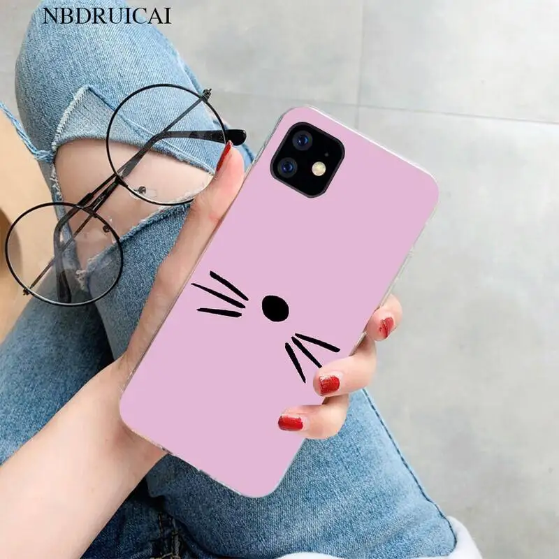 PENGHUWAN кот собака Лапа дизайн черный мягкий чехол для телефона из ТПУ iPhone 11 pro XS MAX 8 7