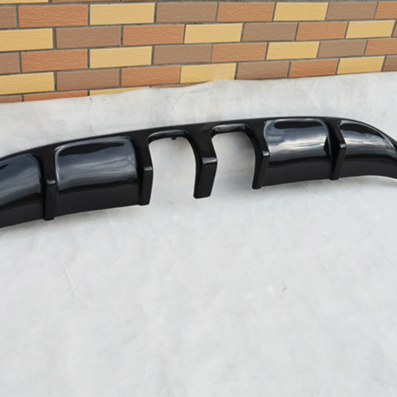 Гольф 7 MK7 углеродного волокна R Стиль диффузор губа на задний бампер для Volkswagen VW Golf7 стайлинга автомобиля не