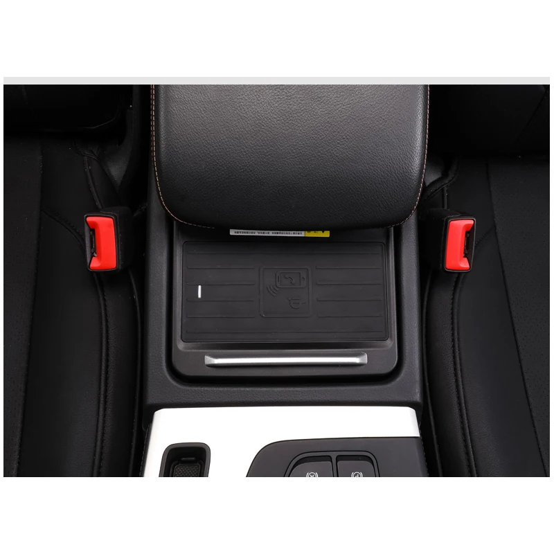 wireless charger for audi q5q5l fy 2017 2018 wireless fast charging plate panel phone holder for iphone car accessories 15w qi free global shipping