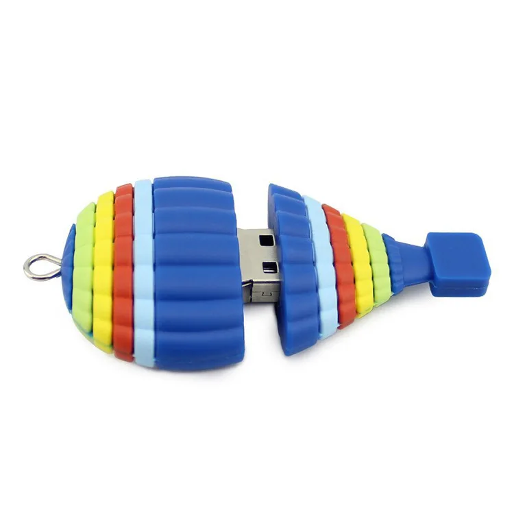 Милый usb флеш накопитель подарок для девочки 16 ГБ 32 игровой Синий воздушный шар