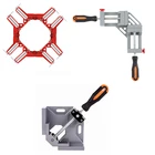 Угловой зажим с одной ручкой, зажим под прямым углом 90 градусов, из алюминиевого сплава, для деревообработки, фоторамки