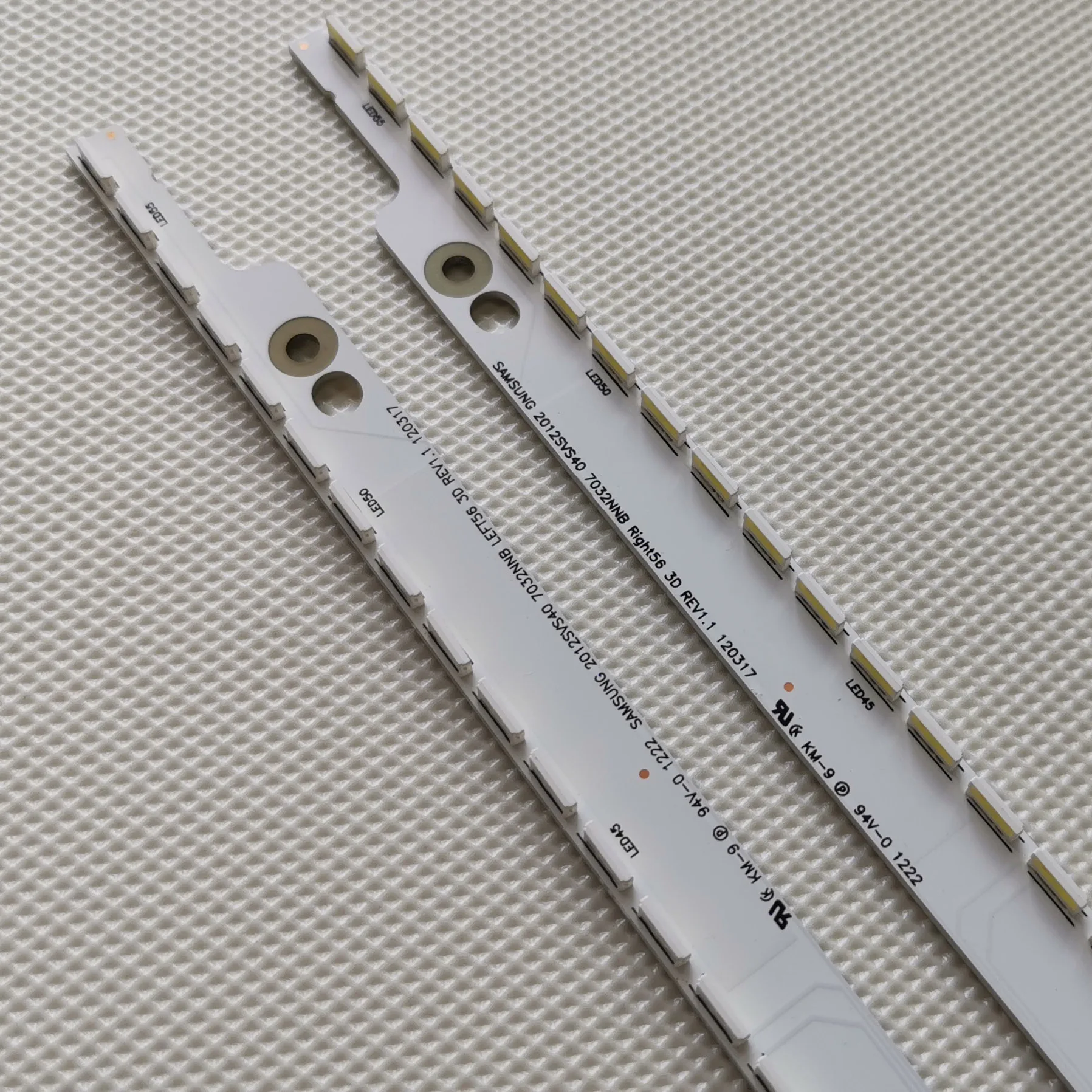 Светодиодная лента для подсветки телевизора Samsung 40 дюймов 2 шт. UE40ES6800 UA40ES6100 2012SVS40